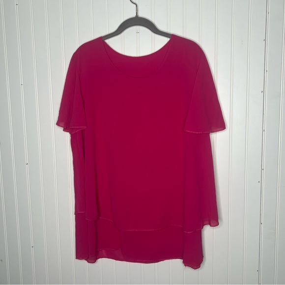 NWT Moda Italy Layered Blouse - Picture 2 of 10